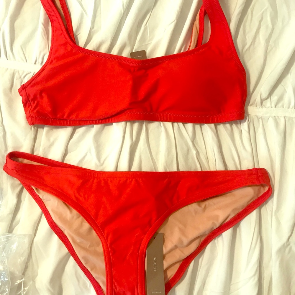 J. Crew red bikini